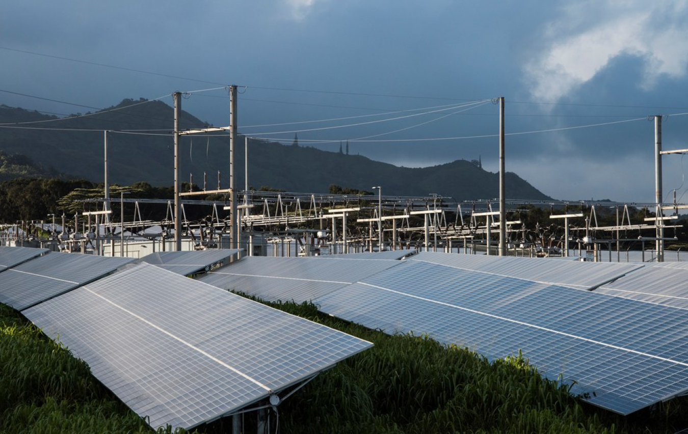 A 1.1 acre, 250kW DC pilot scale PV array and battery storage plant in Kauai