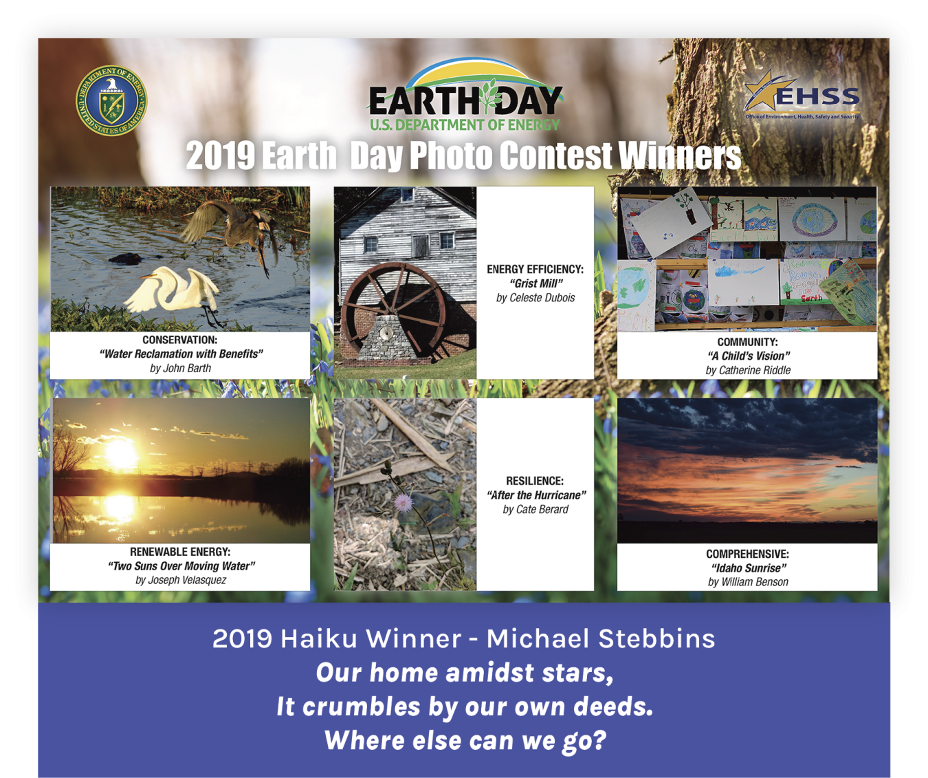 2019 Earth Day Photo and Haiku Winners