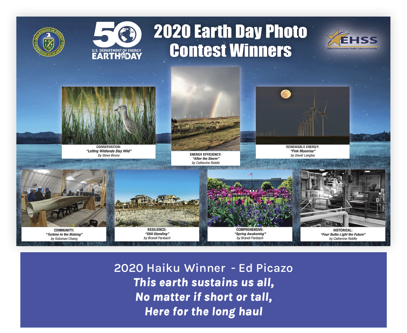 2020 Earth Day Photo and Haiku Winners