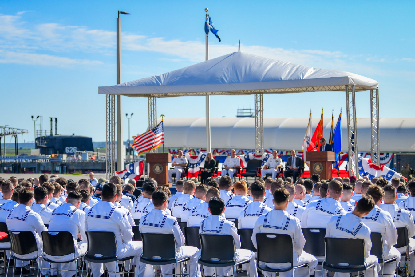 Administrator Jill Hruby delivers remarks at the Naval Nuclear Propulsion Program 75th Anniversary