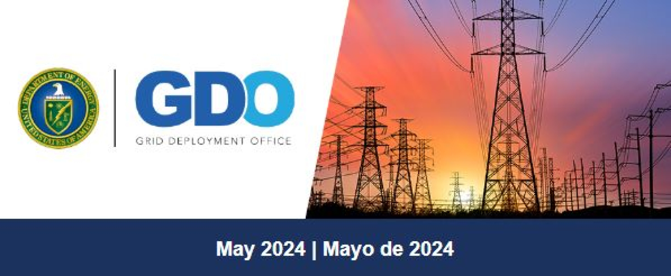 GDO (Grid Deployment Office) Logo | May 2024 | Mayo de 2024