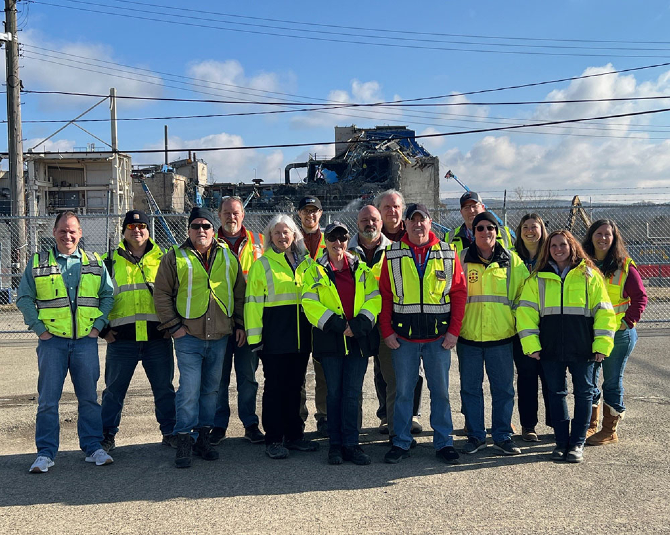 Image of West Valley Demonstration Project (WVDP) MPPB Demolition Oversight Team