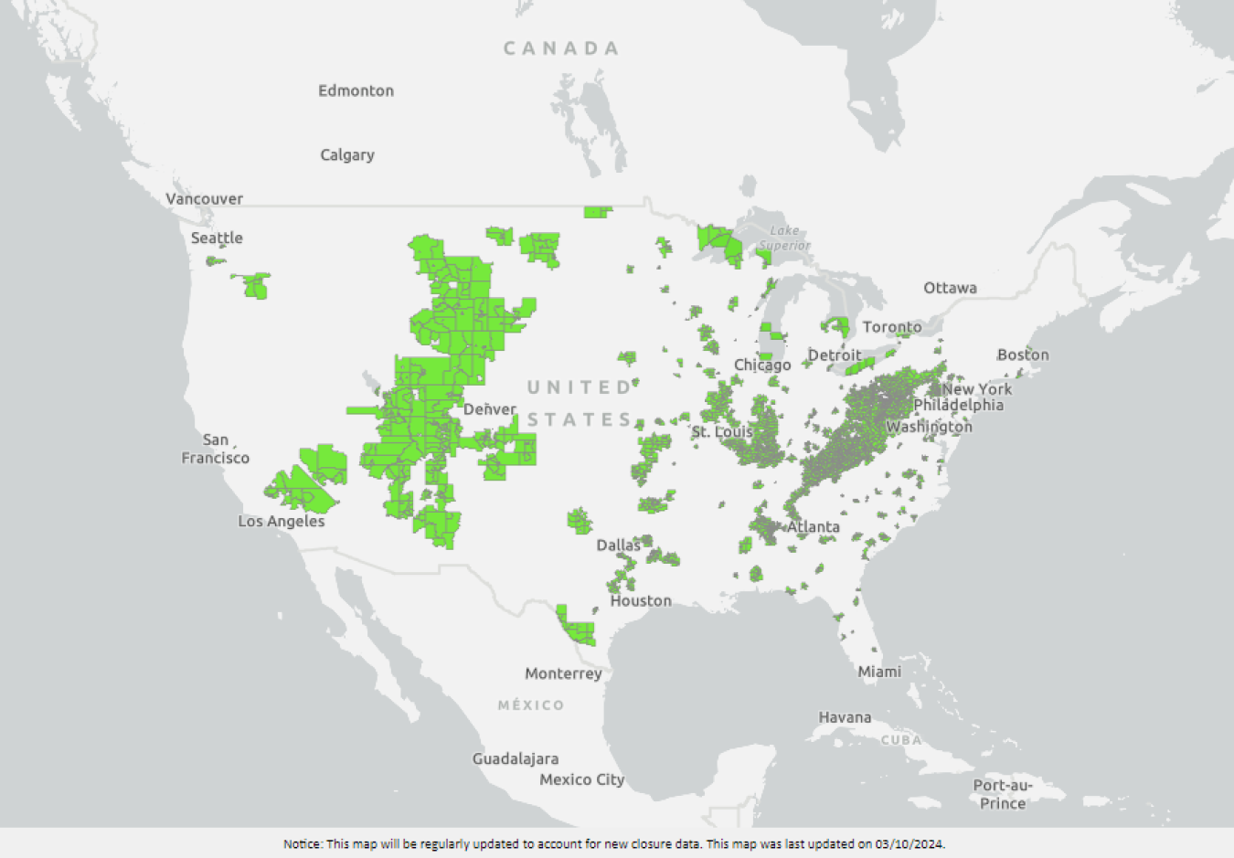 Mapping Tool: Energy Communities Directly Impacted by Coal Closures 2000 / 2010 or Later