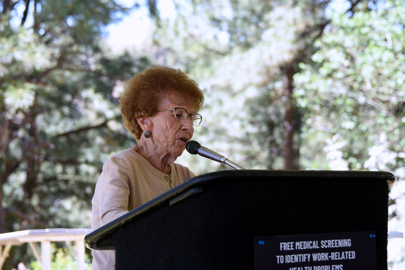 Ms. Rebecca Trujillo, retired and former LANL employee; and FWP medical screening employee