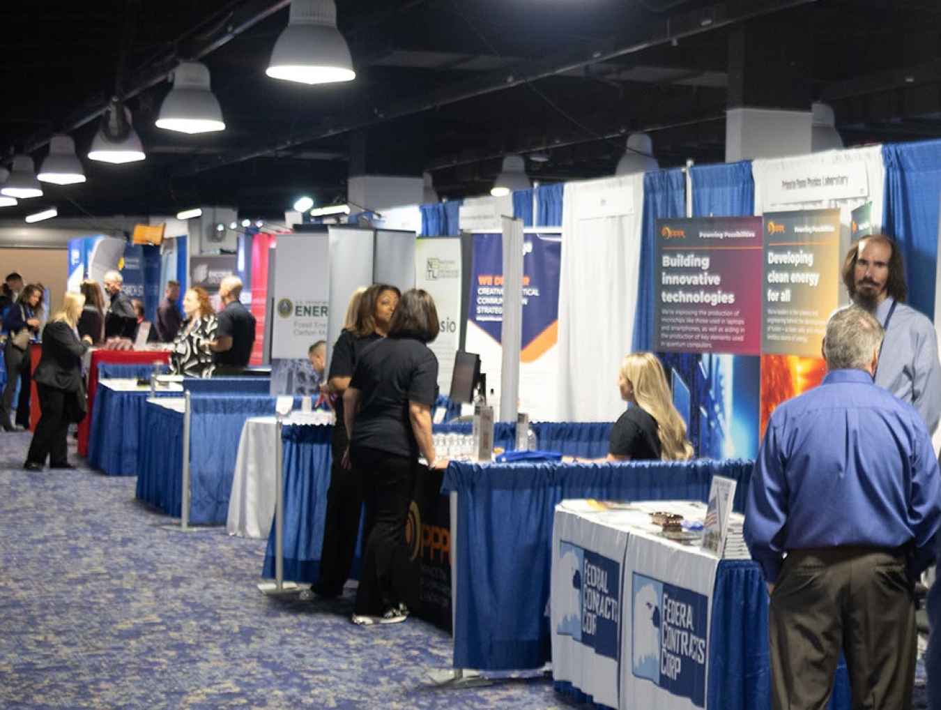 Exhibit Hall at the 2024 DOE Small Business Forum & Expo