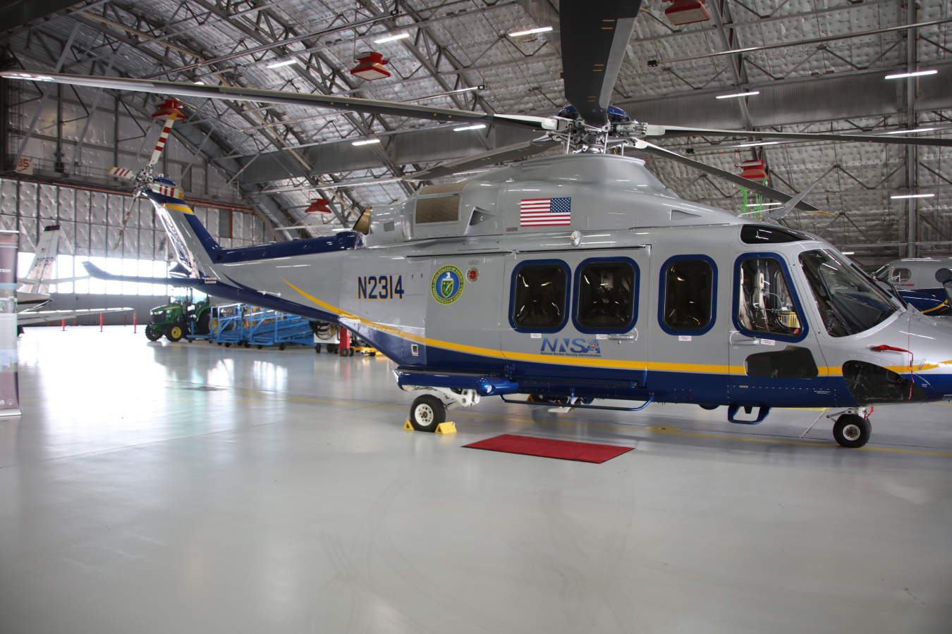 NNSA helicopter at Joint Base Andrews