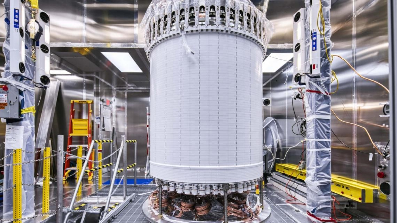 The LZ (LUX-ZEPLIN) liquid xenon-based dark matter experiment operating at the Sanford Underground Research Facility (SURF), nearly 1 mile underground in Lead, South Dakota.