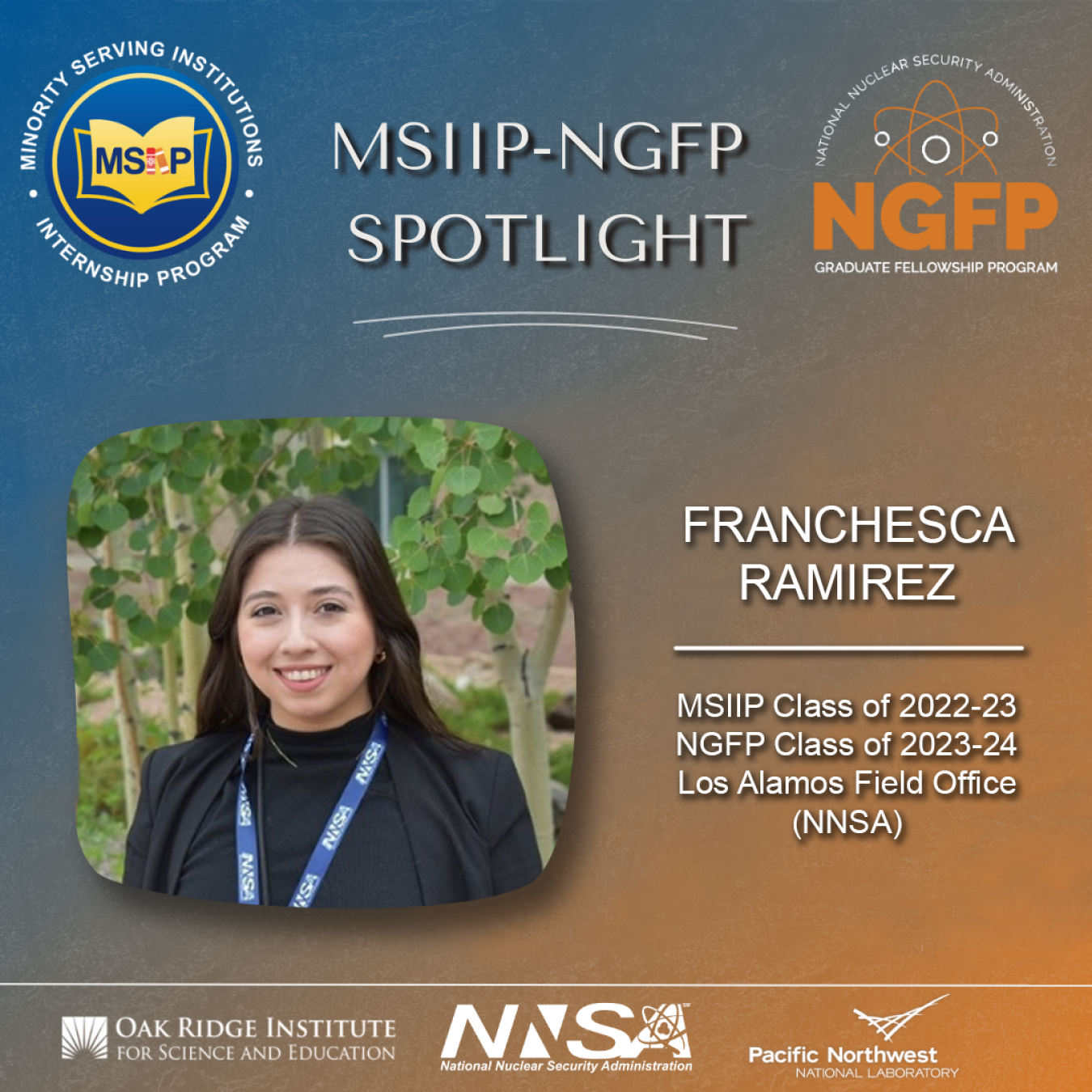 Franchesca Ramirez (MSIIP 2022-2023 & NGFP 2023-2024)