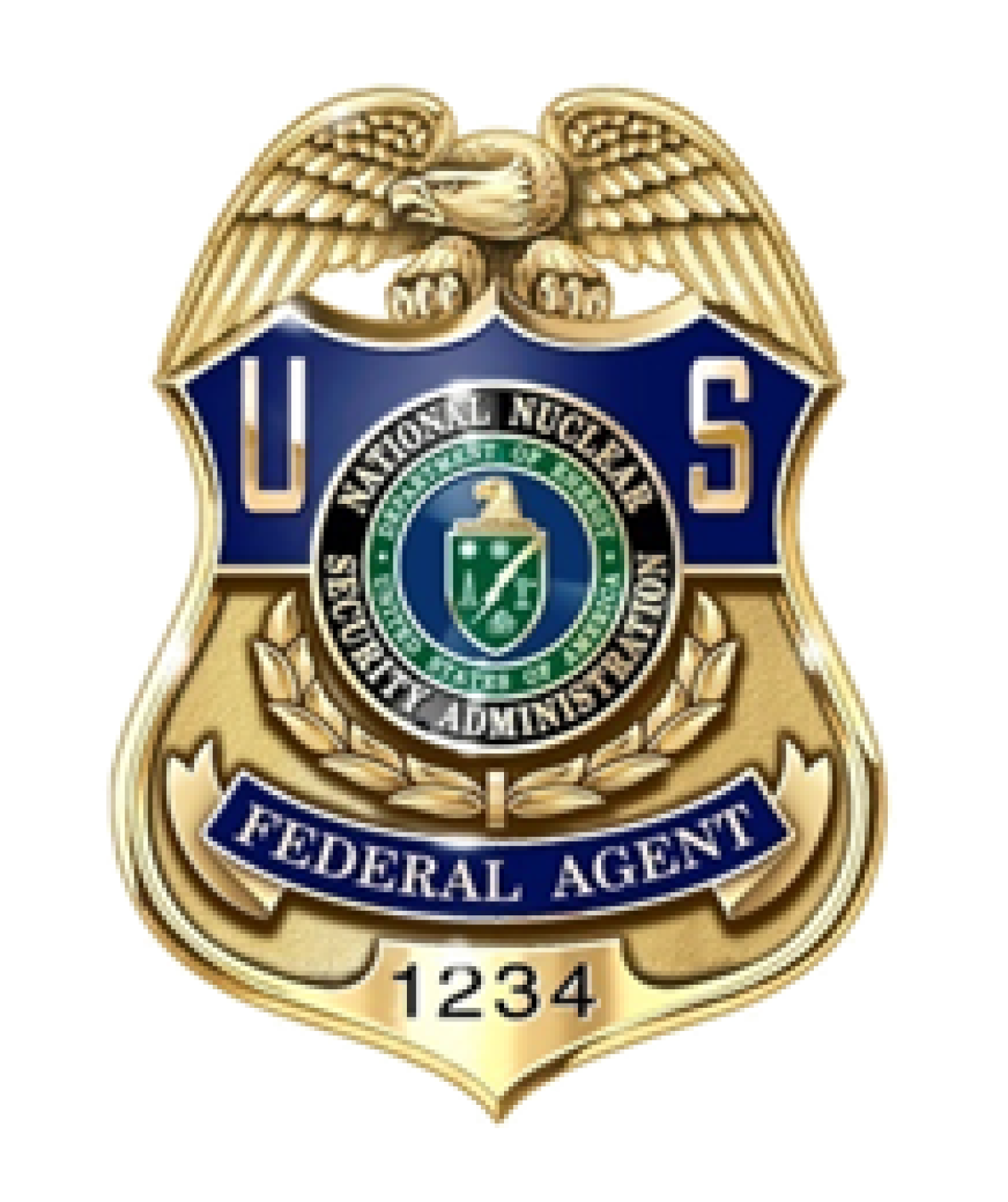 Badge of the federal agents in the Office of Secure Transportation