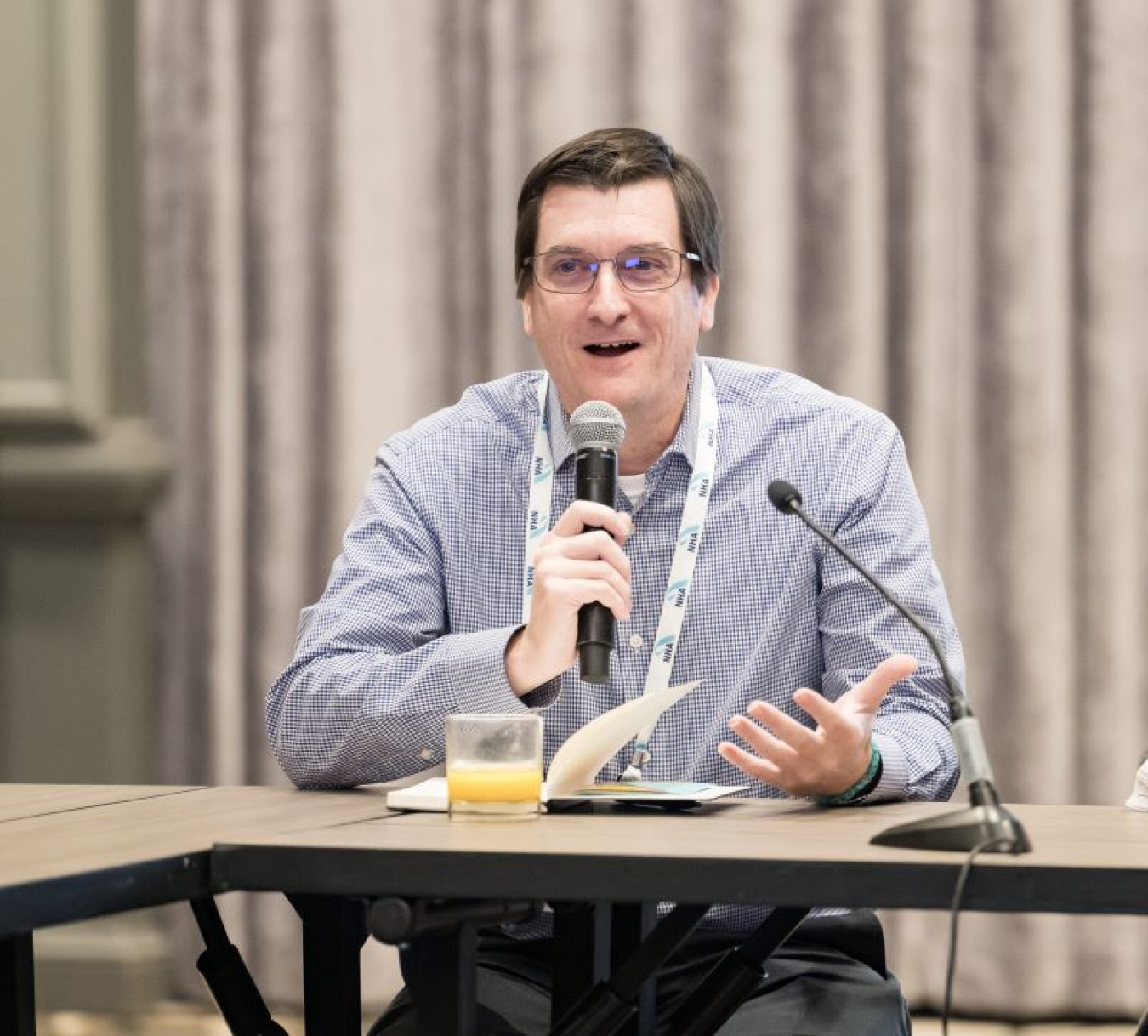 Matthew Grosso speaking at Water Power Week in 2024