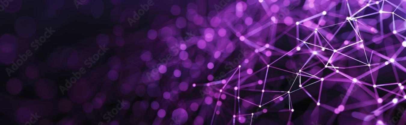 Purple nodes in a web