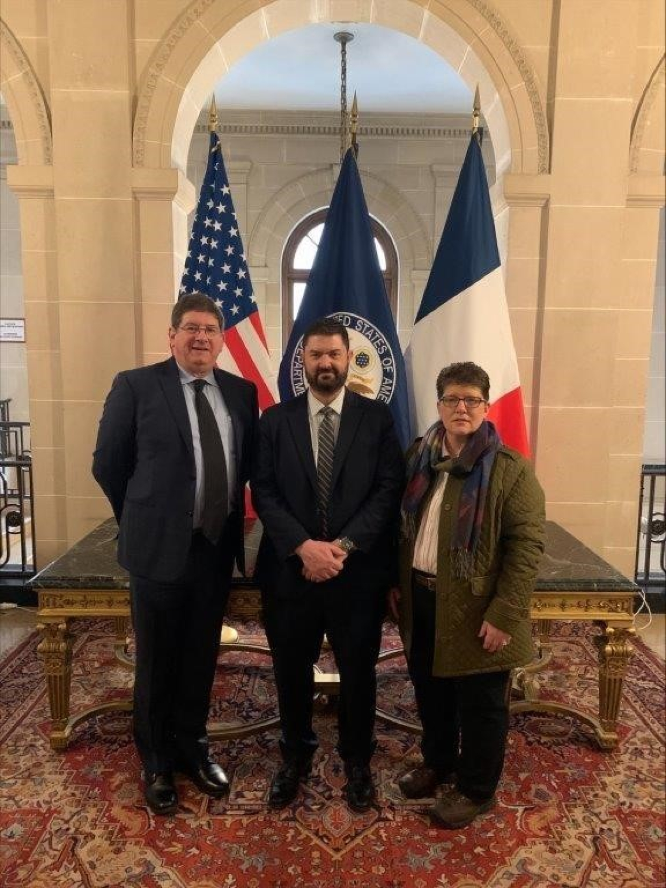 EM Leadership at the U.S. Embassy in Paris