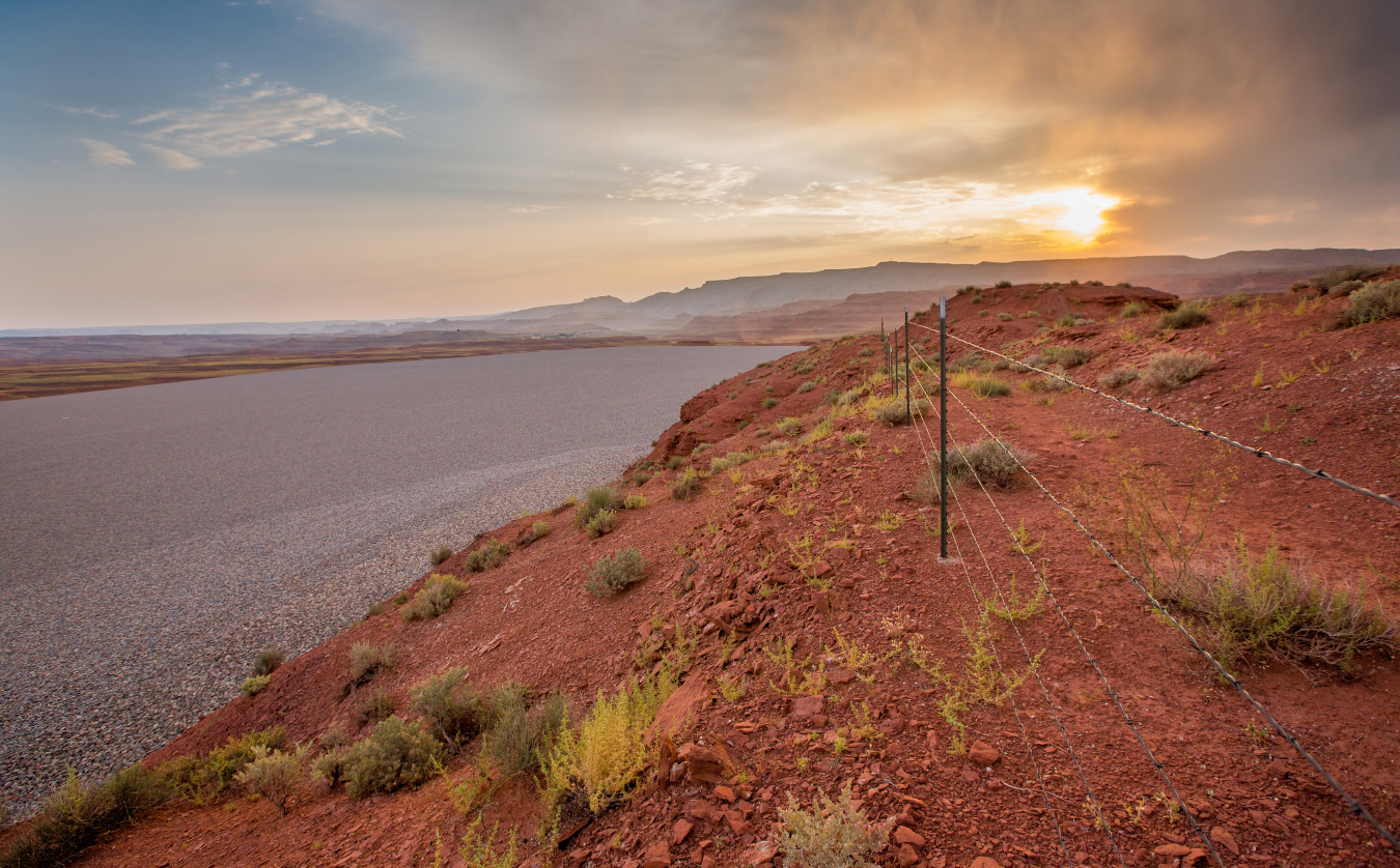 Mexican Hat Site at Sunset