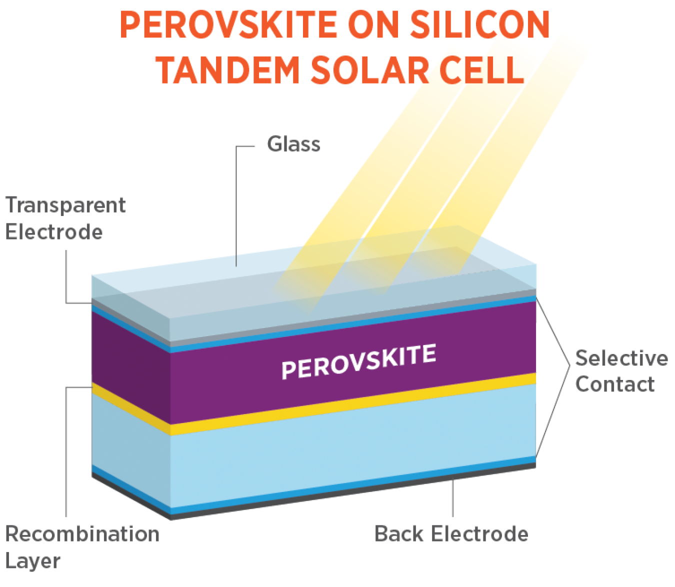 Perovskite on Silicon Tandem Solar Cell