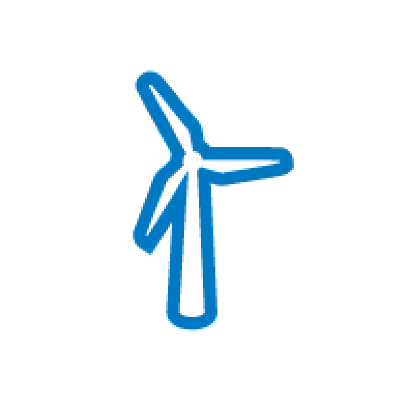 Icon of a wind turbine