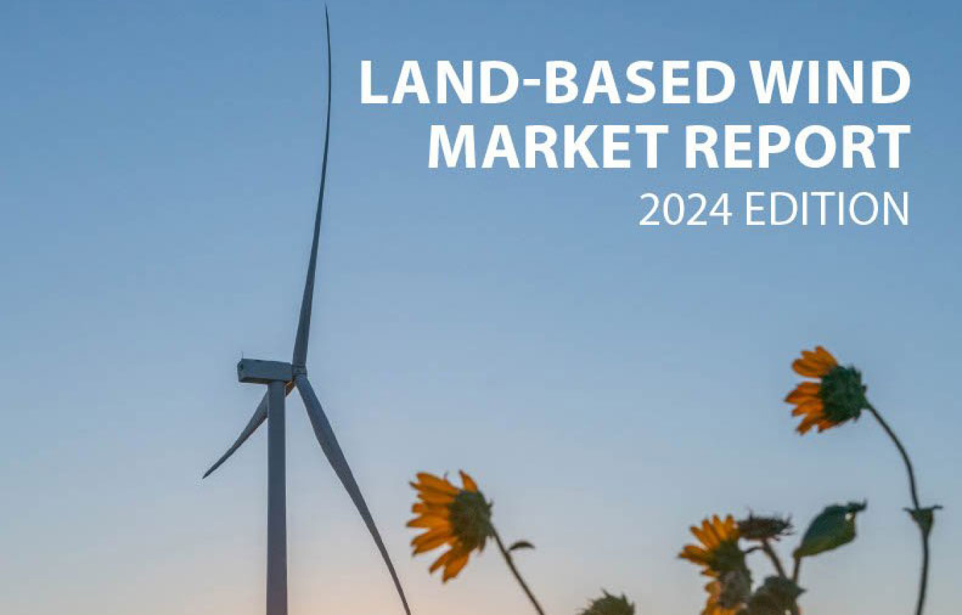 Cover of the 2024 Land-Based Wind Market Report