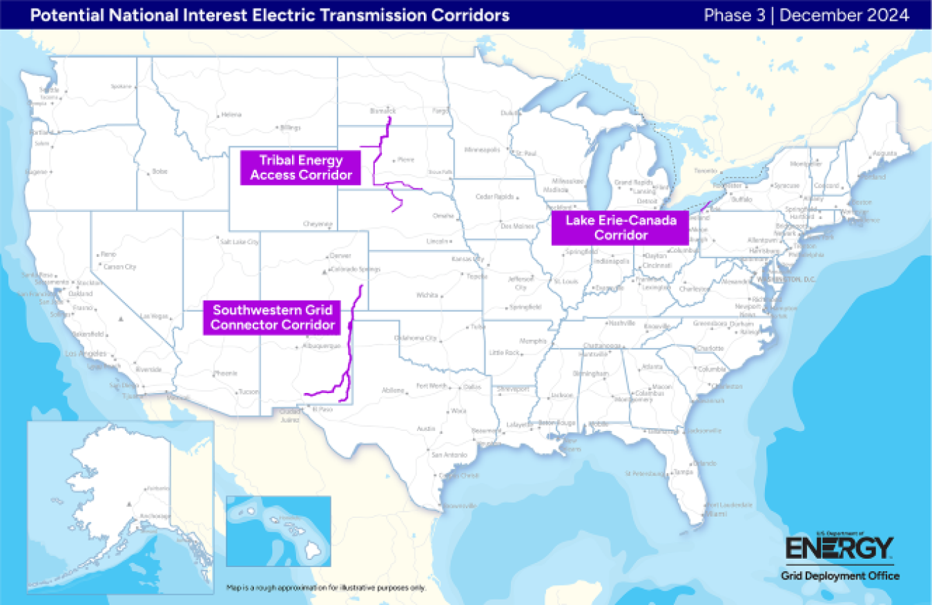 NIETC graphics of the United States and distribution