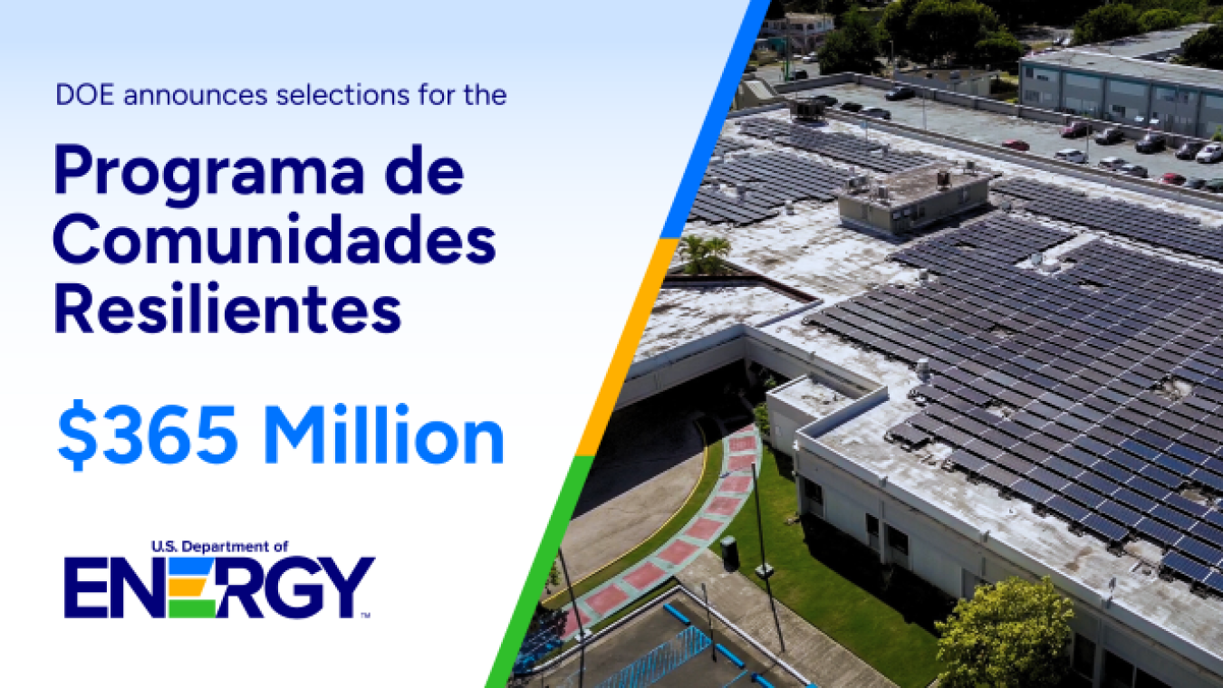 Programa de Comunidades Resilientes $365 million. Road infrastructure.