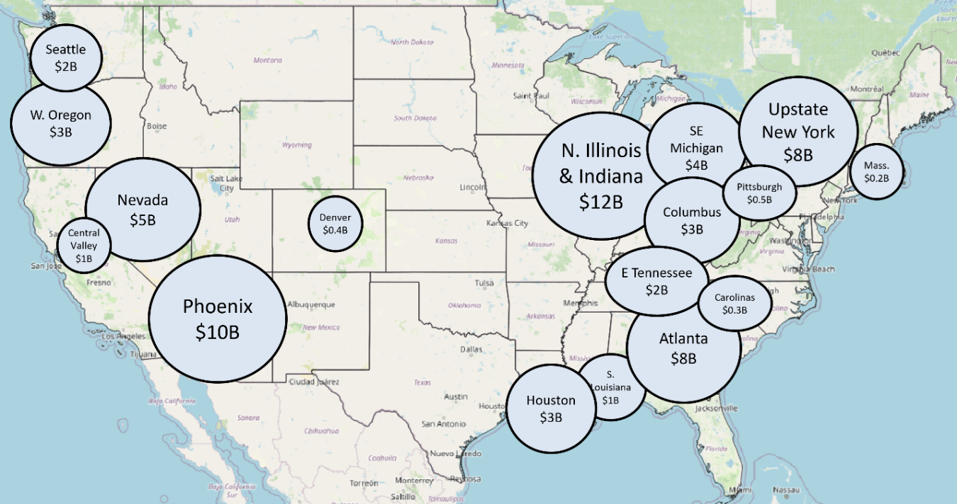 Major Investments Clusters with Federal Investment Totals