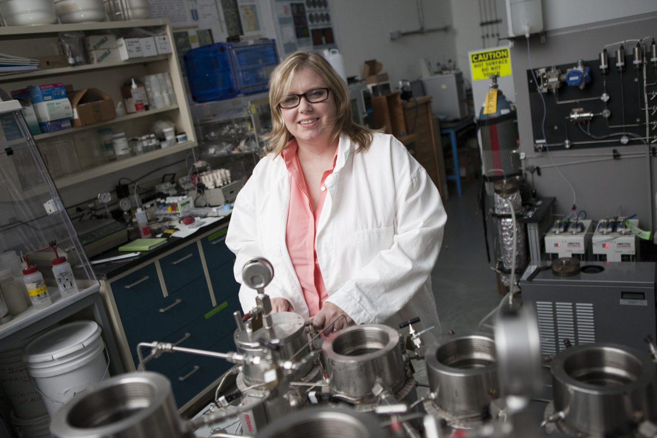 Portrait of Barbara k in a lab