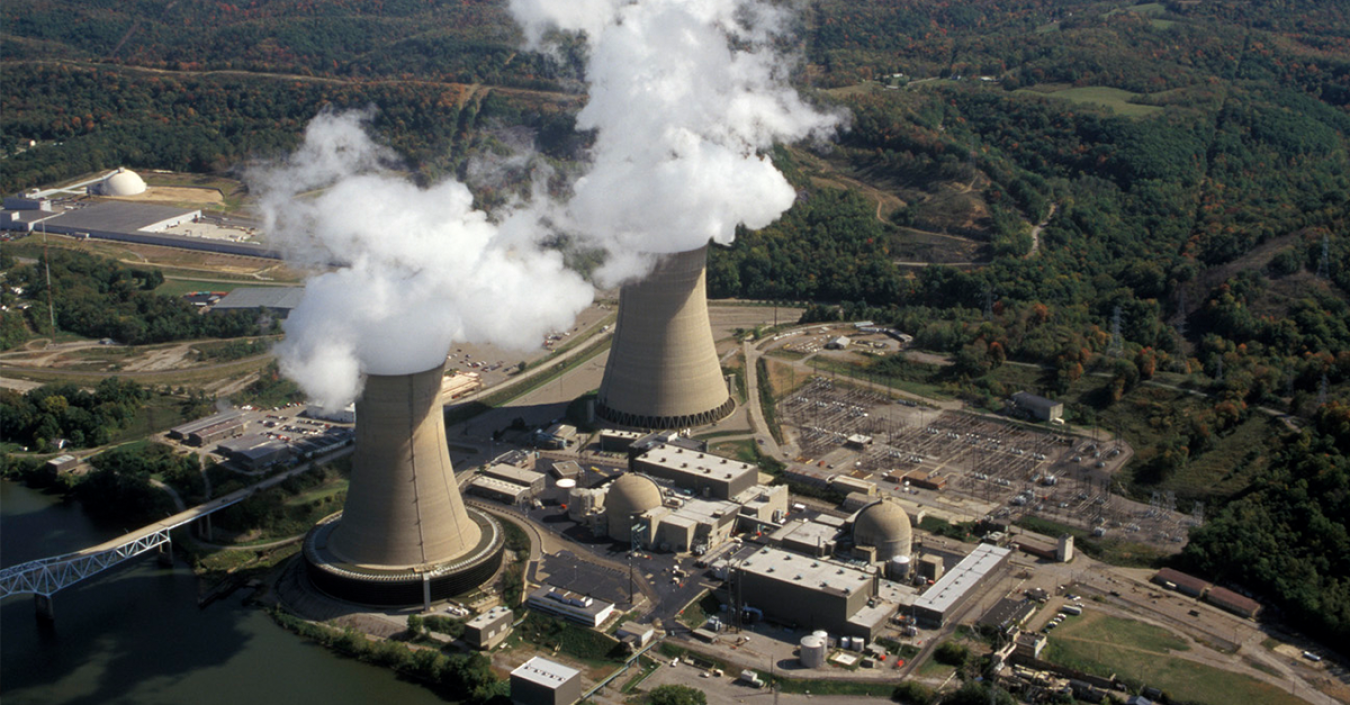 Beaver Valley Nuclear Power Plant in Pennsylvania.