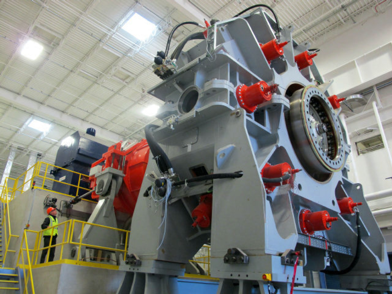 The 7.5 MW testing rig at the Clemson University Energy Systems innovation Center.jpg