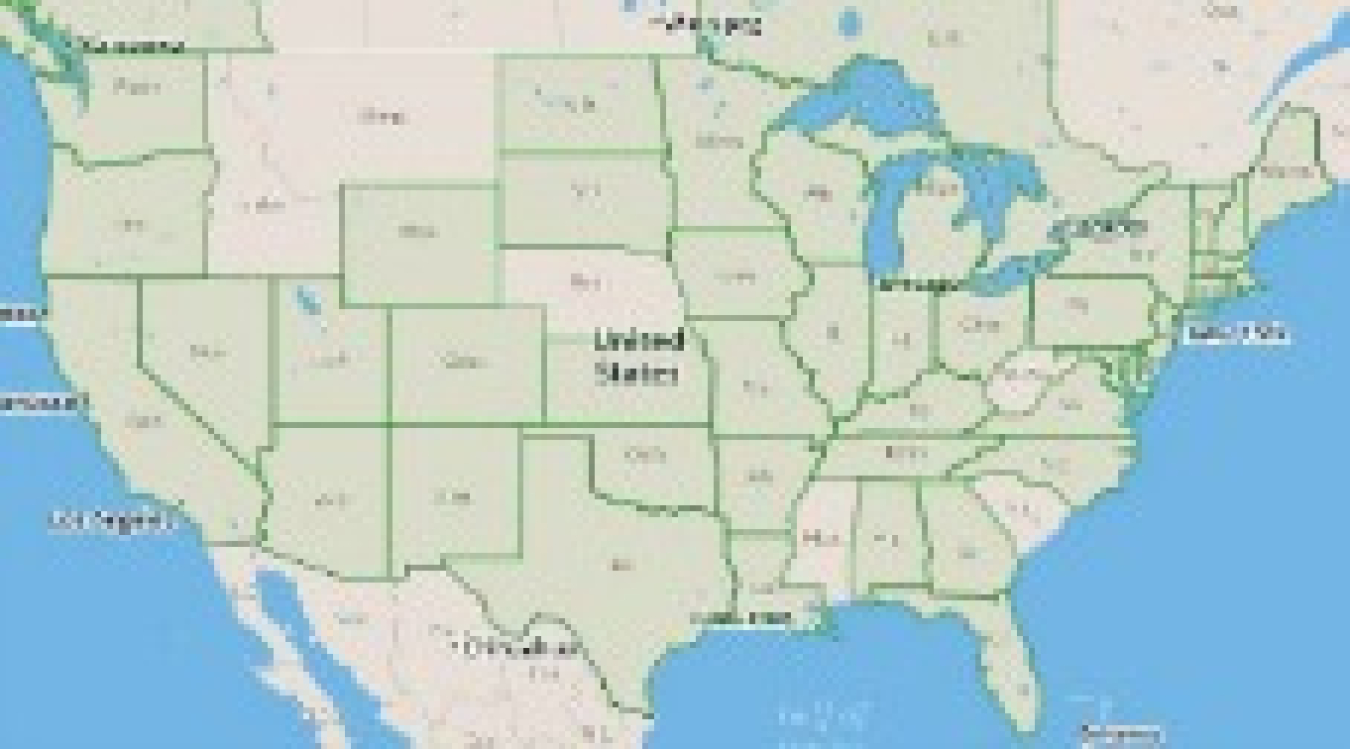 Map of the United States with BBRN member states highlighted.