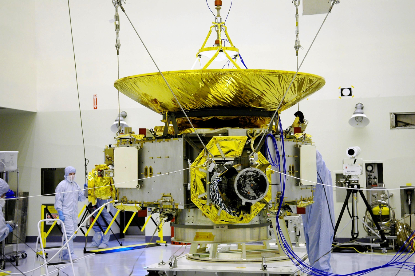 Assembly of the New Horizons spacecraft.