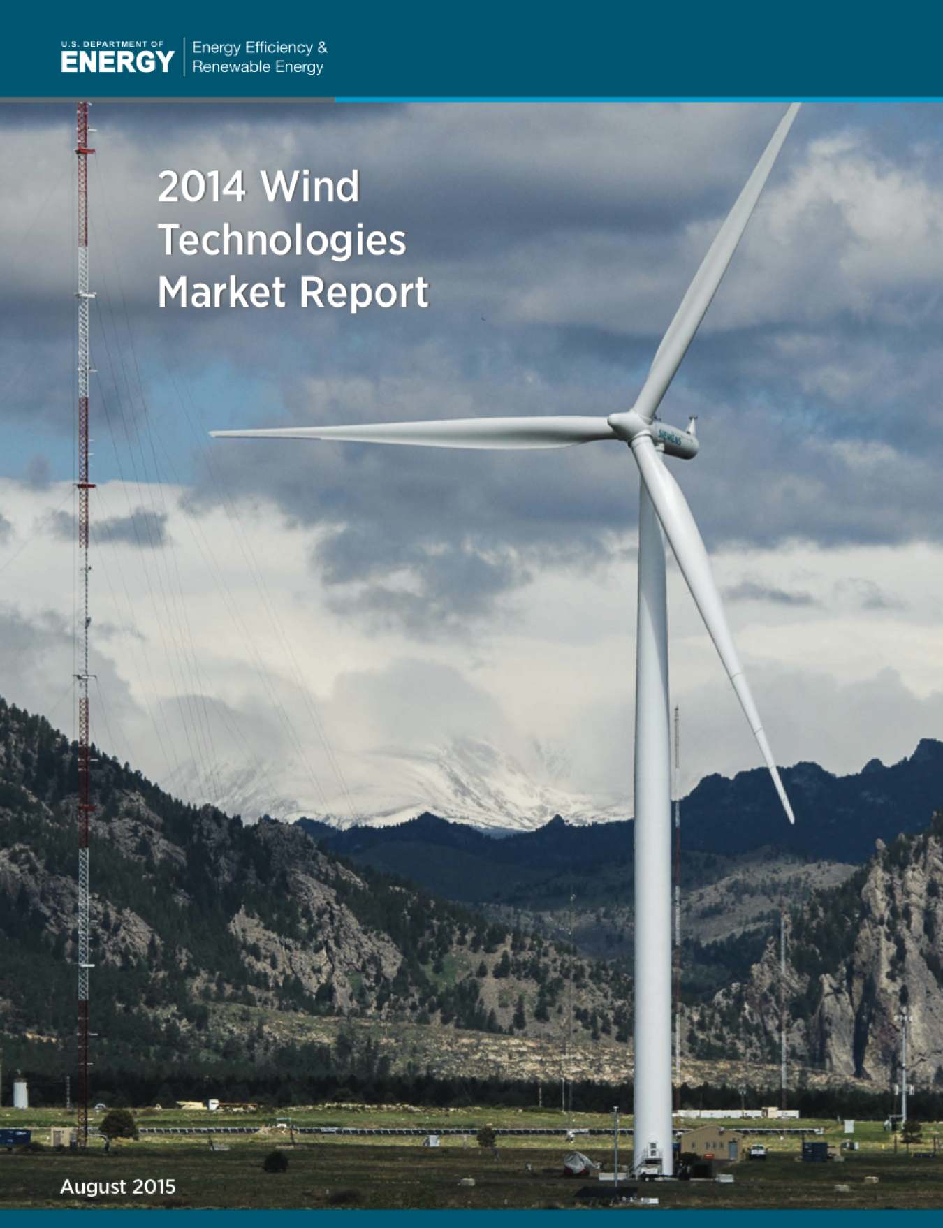 Cover of 2014 Wind Technologies Market Report